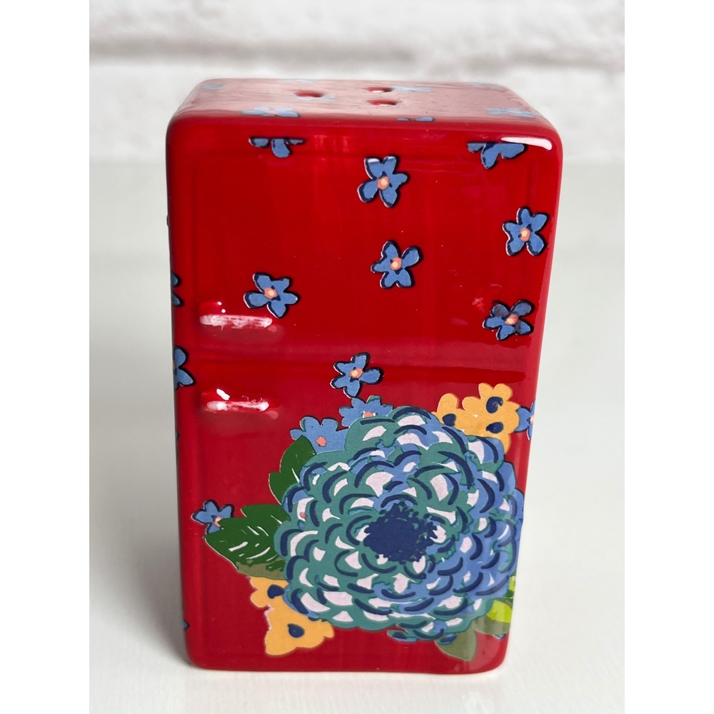 The Pioneer Woman Dazzling Dahlias Red Retro Fridge Salt Shaker Only Replacement